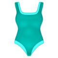 one-piece swimsuit on platform Emojipedia