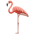 flamingo on platform Emojipedia
