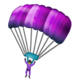 parachute on platform Emojipedia