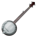 banjo on platform Emojipedia