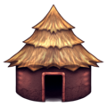 hut on platform Emojipedia