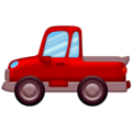 pickup truck on platform Emojipedia