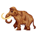 mammoth on platform Emojipedia