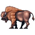 bison on platform Emojipedia