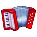 accordion on platform Emojipedia