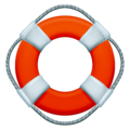ring buoy on platform Emojipedia