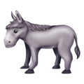 donkey on platform Emojipedia