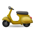 motor scooter on platform Emojipedia