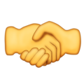 handshake on platform Emojipedia