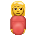 pregnant woman on platform Emojipedia