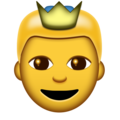 prince on platform Emojipedia