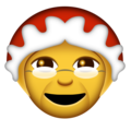 Mrs. Claus on platform Emojipedia
