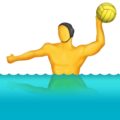 person playing water polo on platform Emojipedia