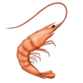 shrimp on platform Emojipedia