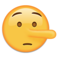 lying face on platform Emojipedia