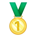 first place medal on platform Emojipedia