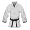martial arts uniform on platform Emojipedia
