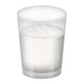 glass of milk on platform Emojipedia