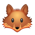 fox face on platform Emojipedia