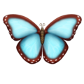 butterfly on platform Emojipedia