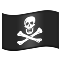 pirate flag on platform Emojipedia