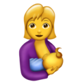 breast-feeding on platform Emojipedia