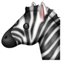 zebra on platform Emojipedia