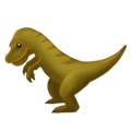 T-Rex on platform Emojipedia