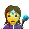 woman mage on platform Emojipedia