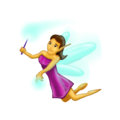 woman fairy on platform Emojipedia