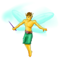 man fairy on platform Emojipedia