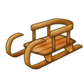 sled on platform Emojipedia