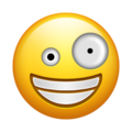 zany face on platform Emojipedia