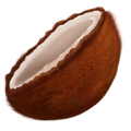 coconut on platform Emojipedia