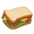 sandwich on platform Emojipedia