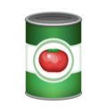 canned food on platform Emojipedia