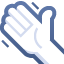 waving hand on platform Facebook