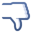 thumbs down on platform Facebook