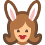 people with bunny ears on platform Facebook