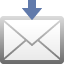 envelope with arrow on platform Facebook