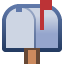closed mailbox with raised flag on platform Facebook