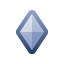 small blue diamond on platform Facebook