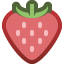 strawberry on platform Facebook