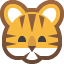 tiger face on platform Facebook