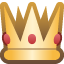 crown on platform Facebook