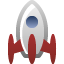 rocket on platform Facebook