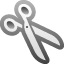 scissors on platform Facebook