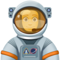 astronaut on platform Facebook