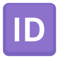 ID button on platform Facebook