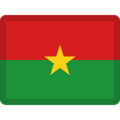 flag: Burkina Faso on platform Facebook